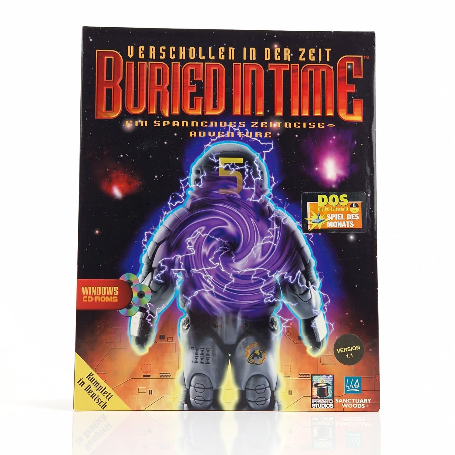 PC Spiel : Buried in Time Verschollen in der Zeit - CD-ROM Big Box OVP PAL