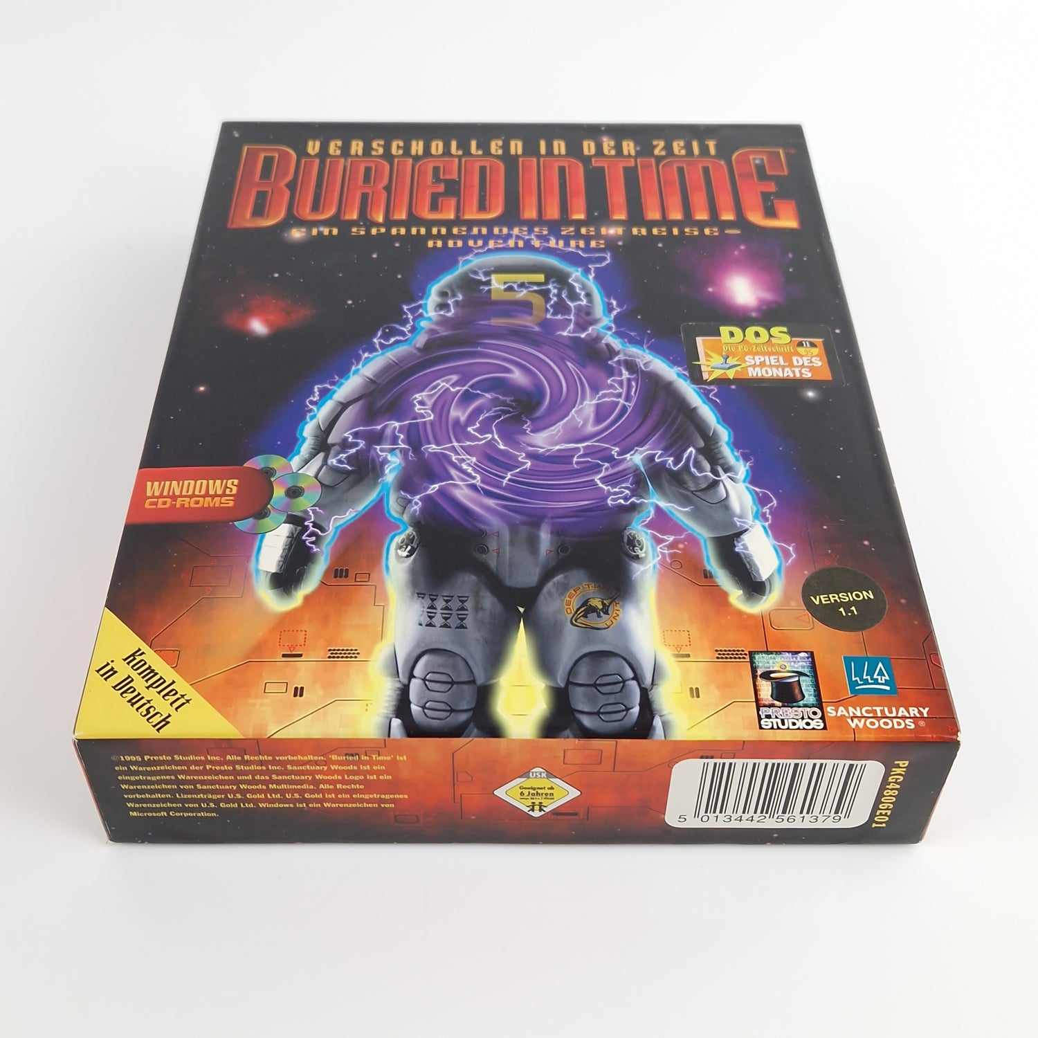 PC Spiel : Buried in Time Verschollen in der Zeit - CD-ROM Big Box OVP PAL