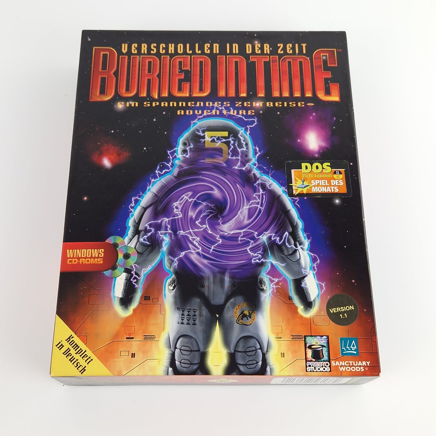 PC Spiel : Buried in Time Verschollen in der Zeit - CD-ROM Big Box OVP PAL