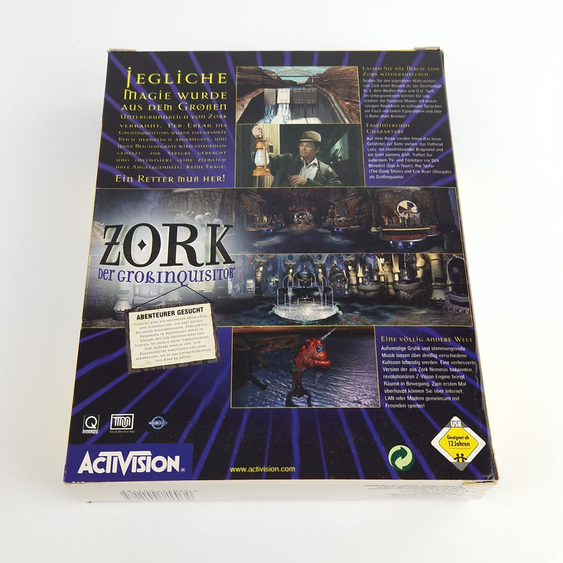 PC Spiel : ZORK Der Großinquisitor - Computer CD-ROM Big Box OVP PAL