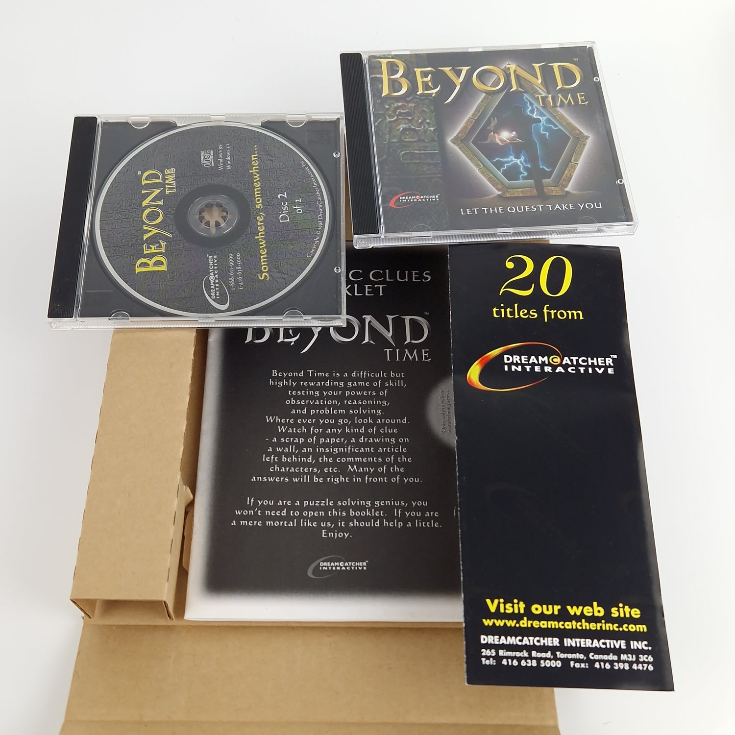 PC Spiel : Beyond Time - Computer CD-ROM Big Box OVP PAL dt. Eurobox