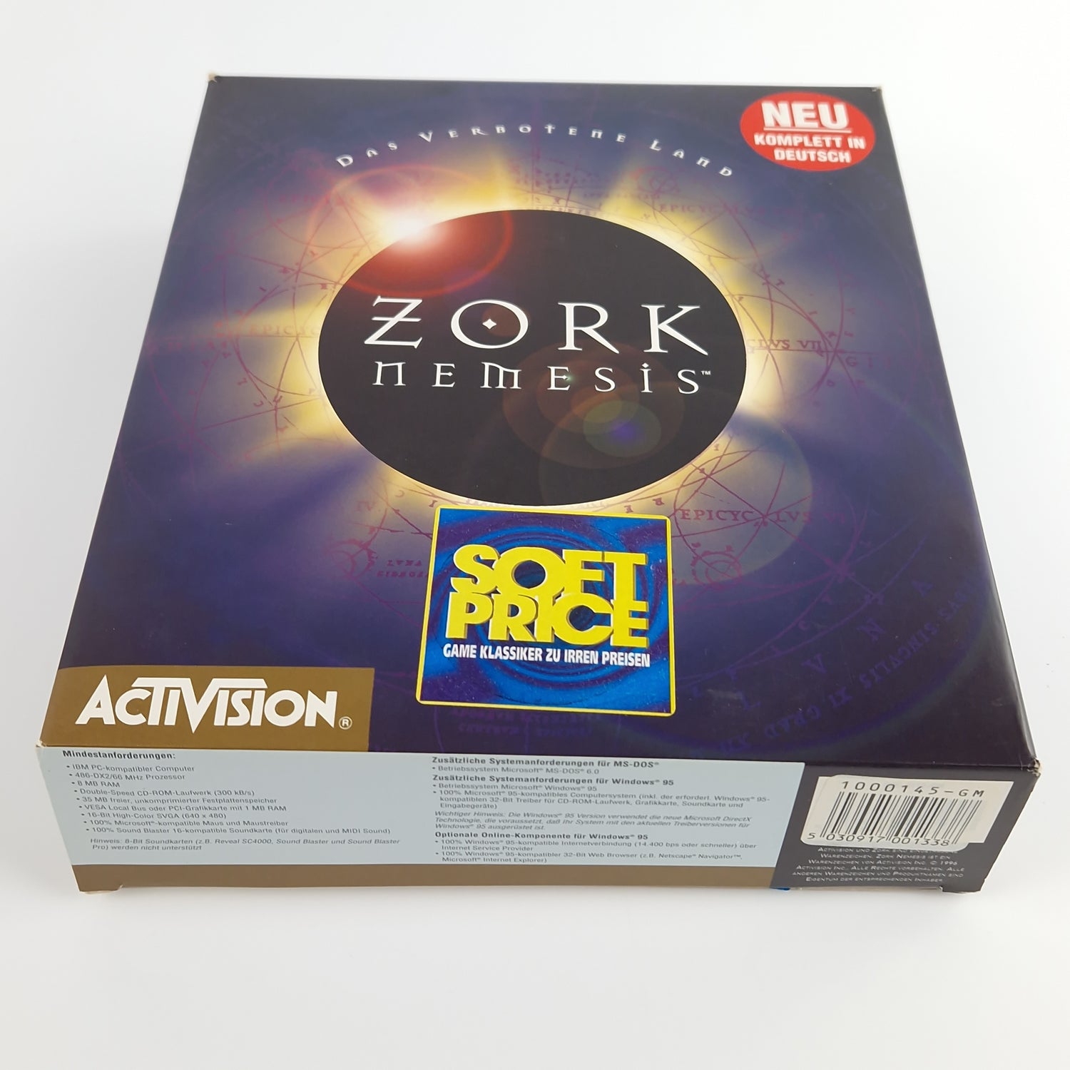 PC Spiel : ZORK NEMESIS - Computer CD-ROM Big Box OVP | PAL Deutsch Eurobox