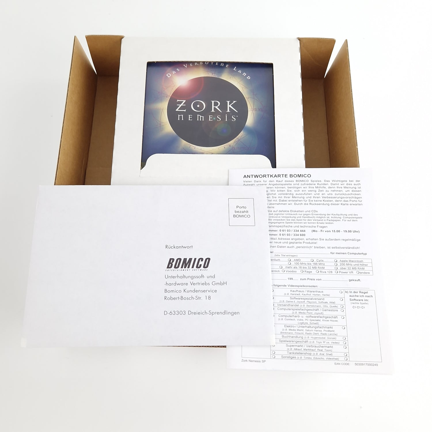 PC Spiel : ZORK NEMESIS - Computer CD-ROM Big Box OVP | PAL Deutsch Eurobox