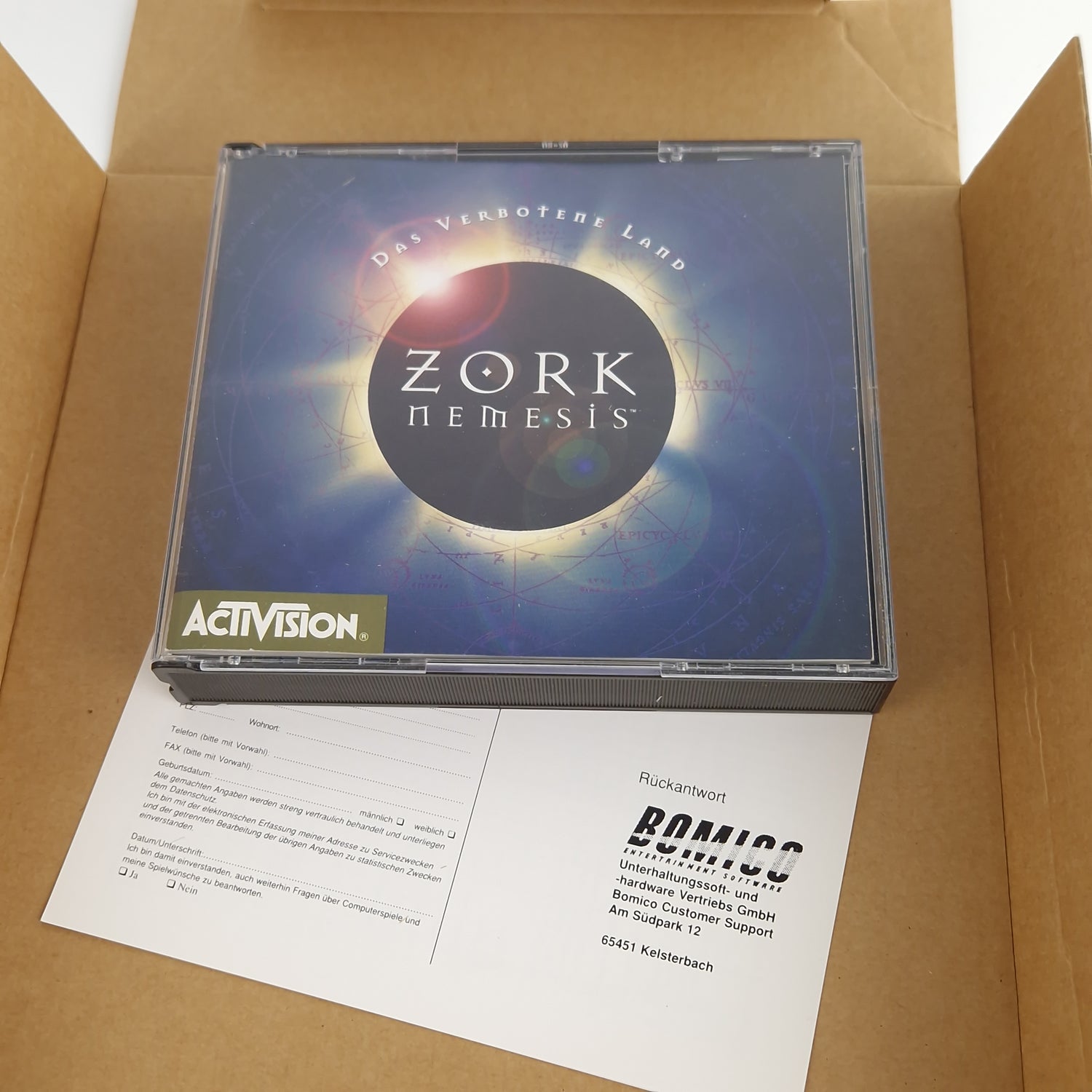 PC Spiel : ZORK NEMESIS - Computer CD-ROM Big Box OVP | PAL Deutsch Eurobox