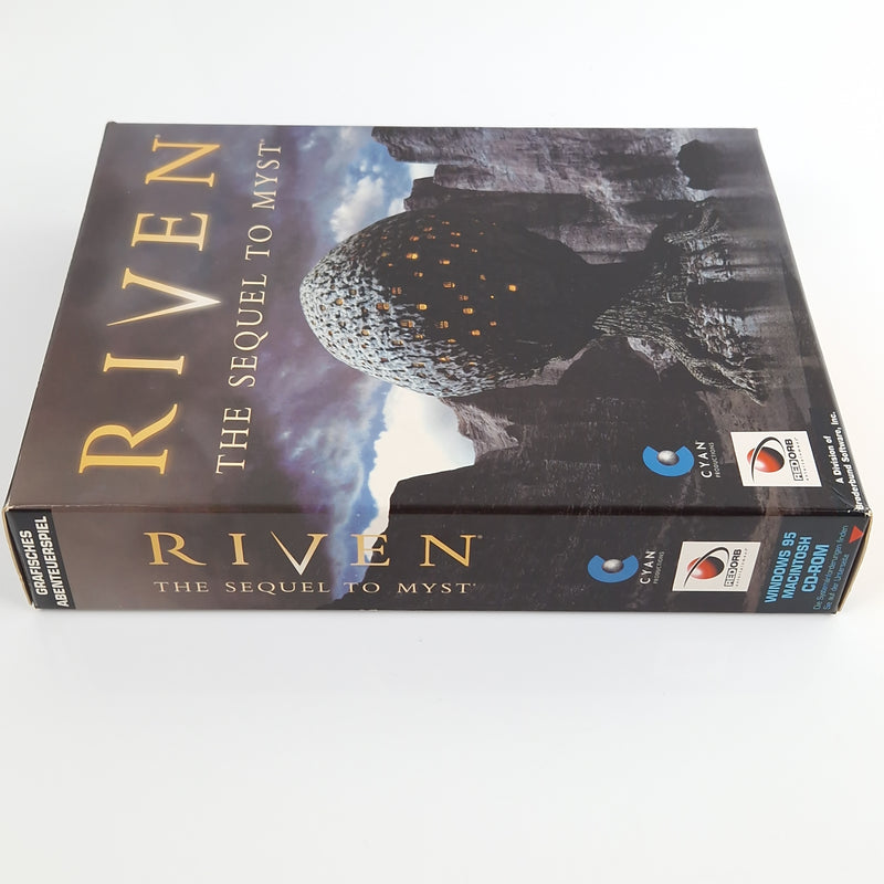 PC Spiel : Riven + Lösungsbuch - Computer CD-ROM Big Box OVP PAL