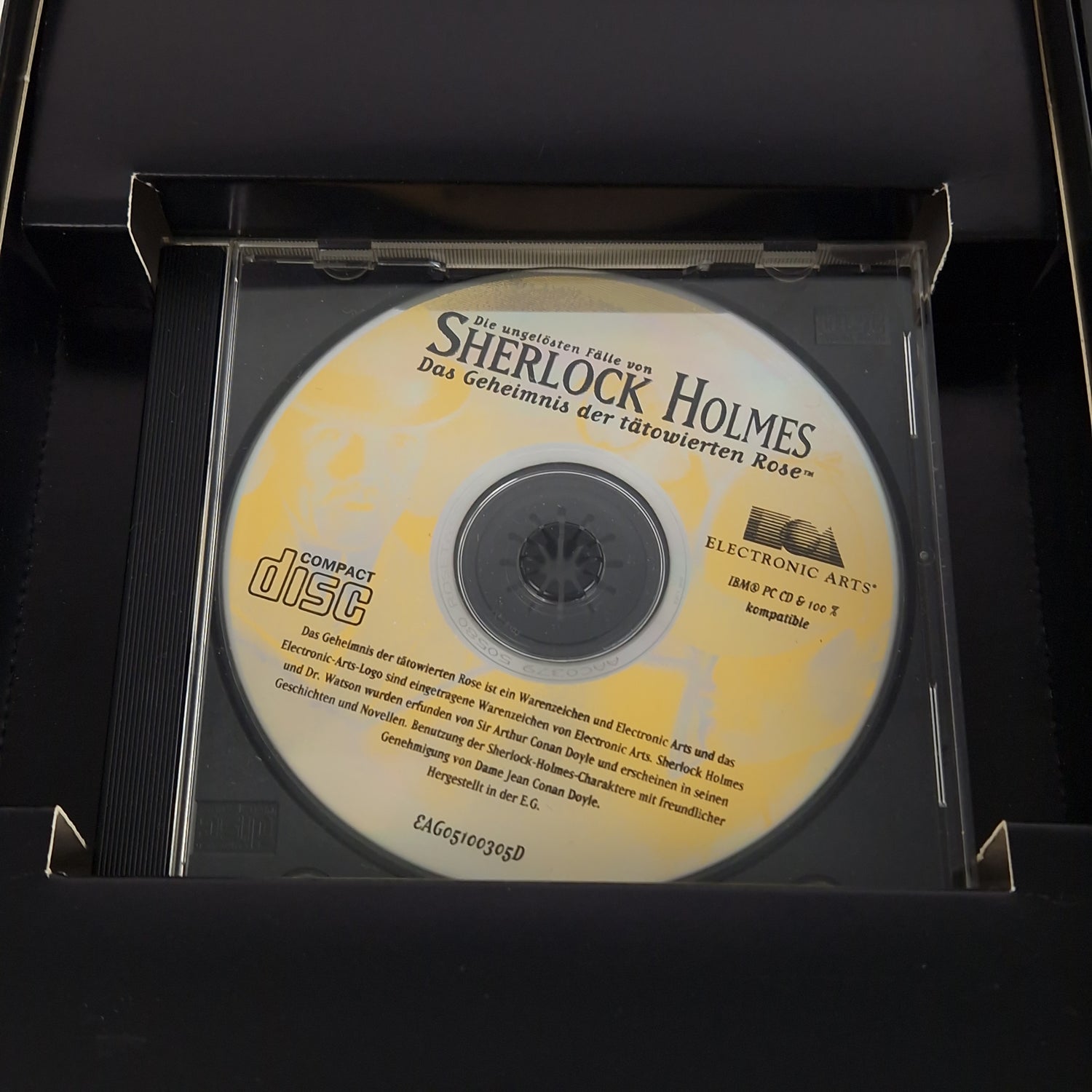 PC Spiel : Sherlock Holmes Case of the Rose Tattoo - CD-ROM Big Box OVP PAL