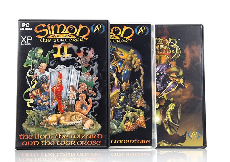 PC Spiele : Simon the Sorcerer Teil I , II & 3D als Bundle 3 Spiele als SET