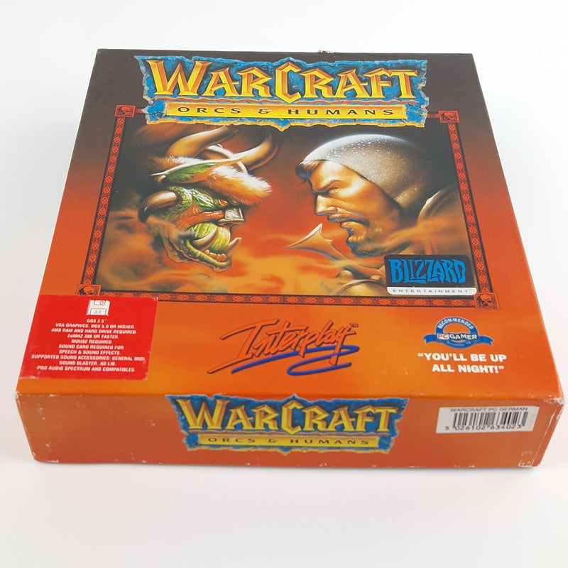 PC Spiel : Warcraft Orcs & Humans - Computer CD-ROM OVP Big BOX DOS 3.5