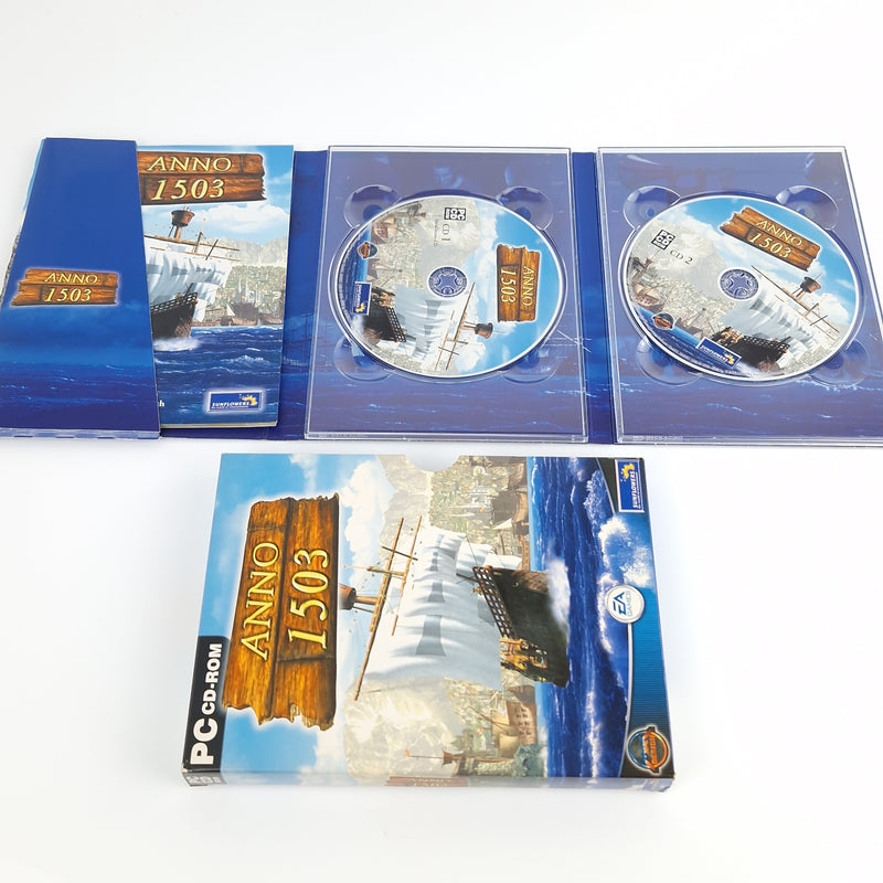 PC Spiel : Anno 1503 + 2 Addons (1 Addon sealed) & Future Press Strategiebuch