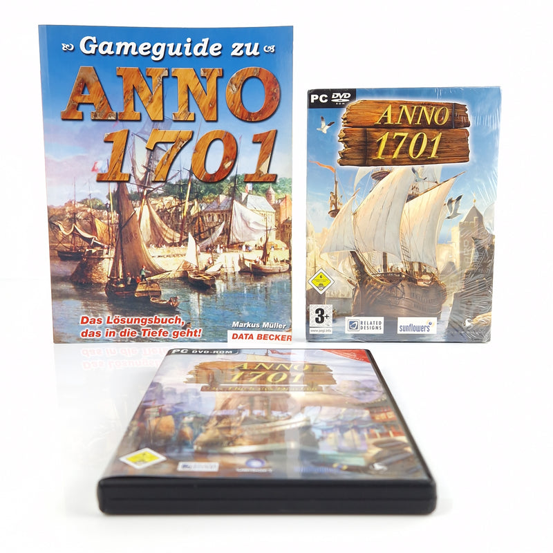 PC Spiel : ANNO 1701 NEU + Addon Der Fluch des Drachen & Gameguide - CD ROM