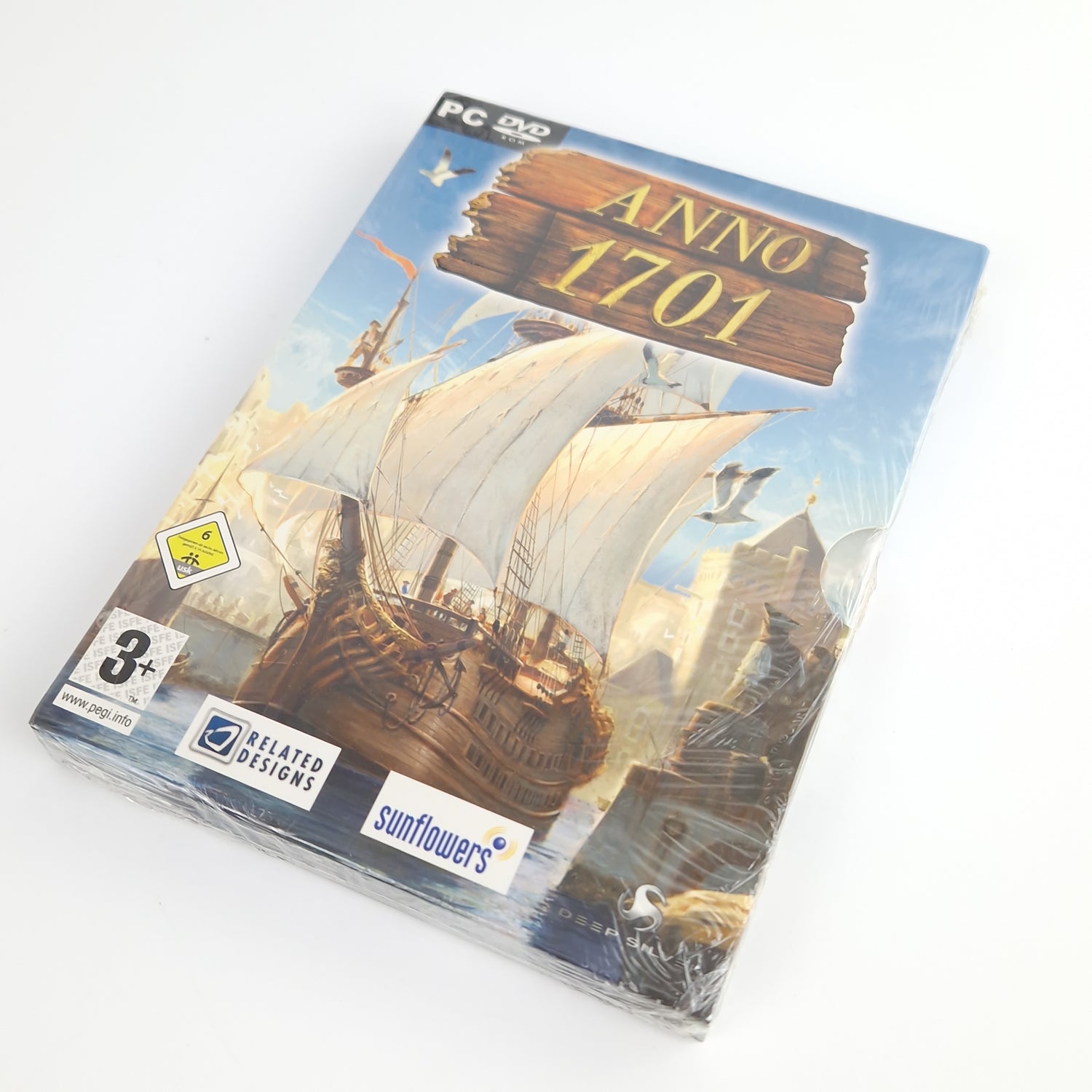 PC Spiel : ANNO 1701 NEU + Addon Der Fluch des Drachen & Gameguide - CD ROM