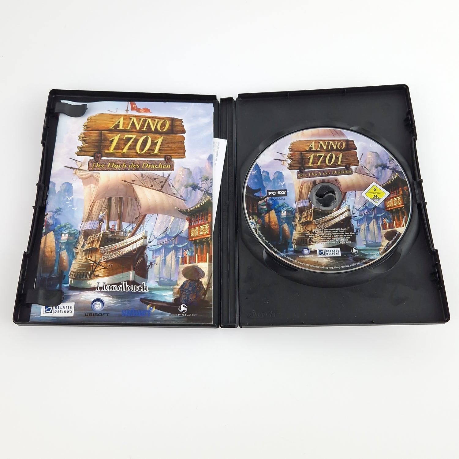 PC Spiel : ANNO 1701 NEU + Addon Der Fluch des Drachen & Gameguide - CD ROM