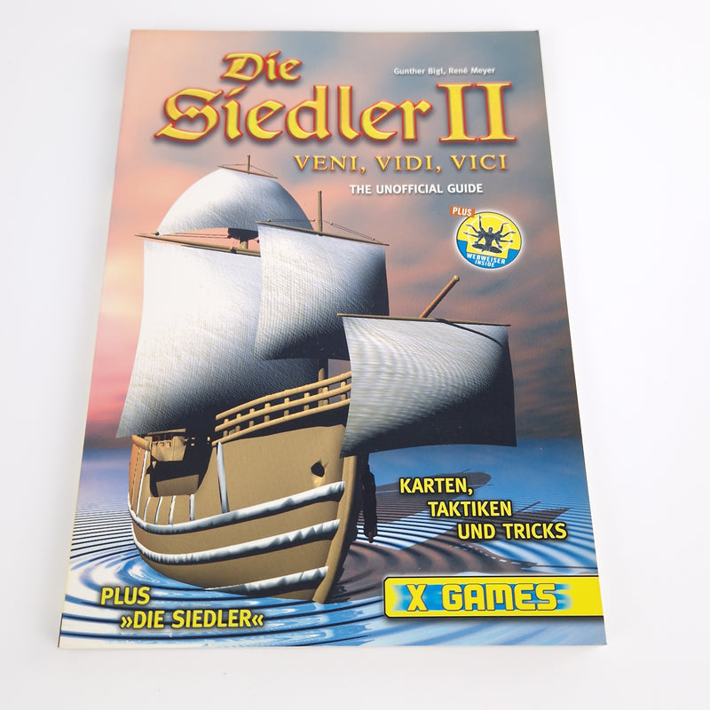 PC Spiel : Die Siedler II Veni. Vidi. Vici + The Unofficial Guide - Big Box OVP