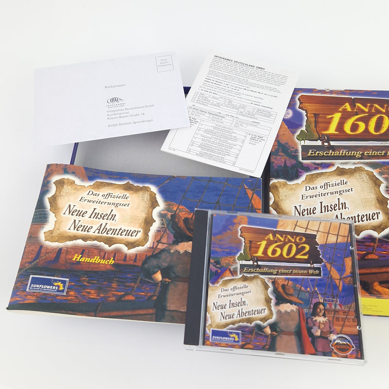 PC Spiel : ANNO 1602 Neue Inseln, Neue Abenteuer + das große Handbuch - CD ROM