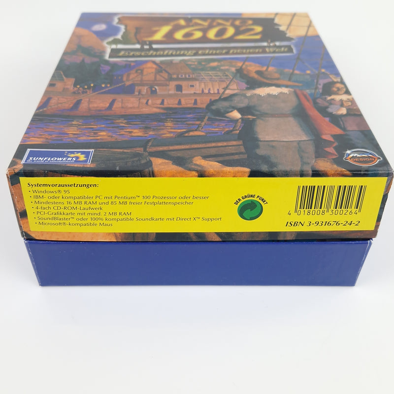 PC Spiel : ANNO 1602 Big Box OVP + Zusatz Addon & Strategie Handbuch