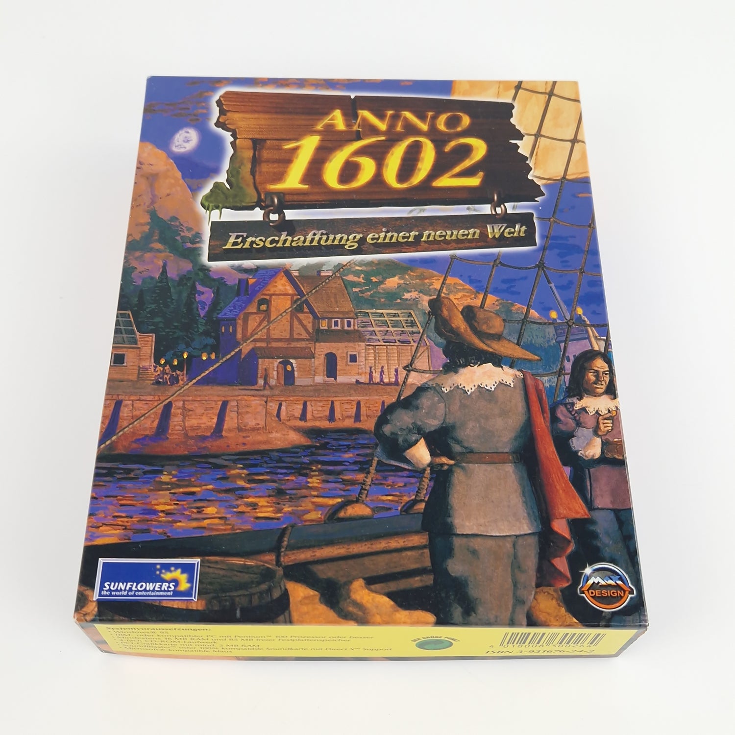 PC Spiel : ANNO 1602 Big Box OVP + Zusatz Addon & Strategie Handbuch