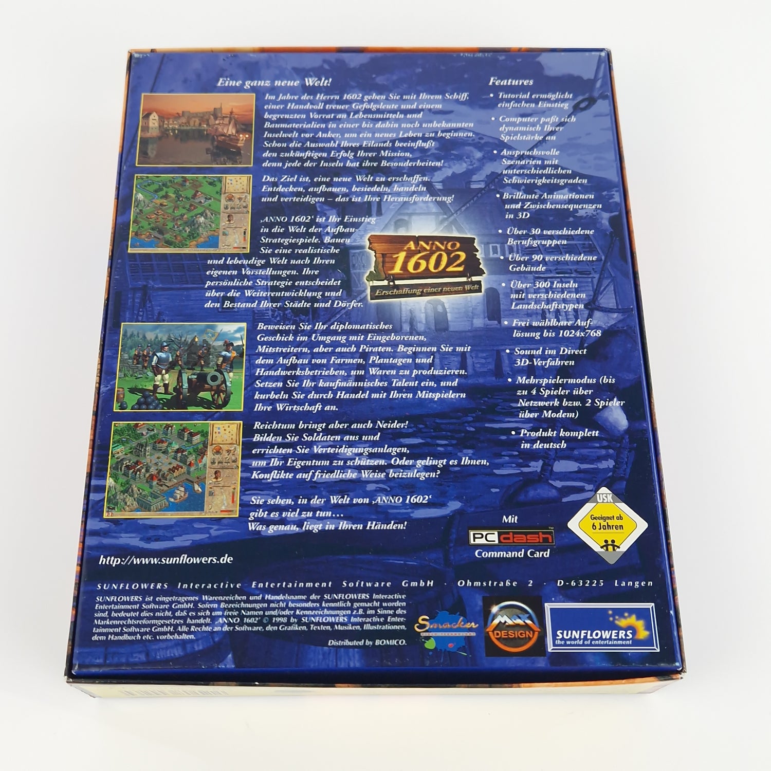 PC Spiel : ANNO 1602 Big Box OVP + Zusatz Addon & Strategie Handbuch