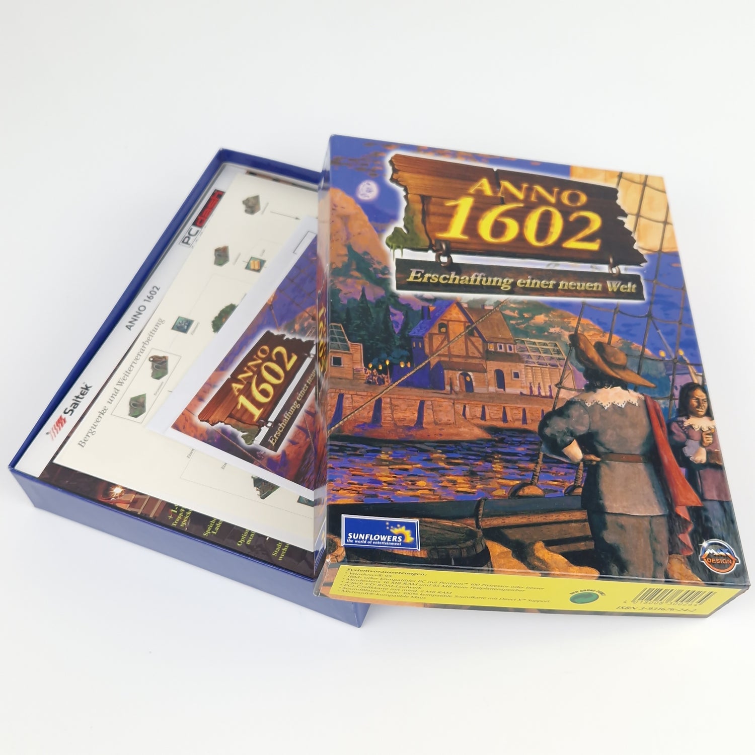 PC Spiel : ANNO 1602 Big Box OVP + Zusatz Addon & Strategie Handbuch