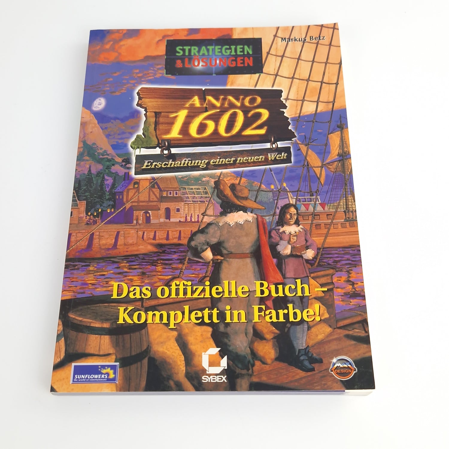 PC Spiel : ANNO 1602 Big Box OVP + Zusatz Addon Im Namen des Königs & Buch Guide