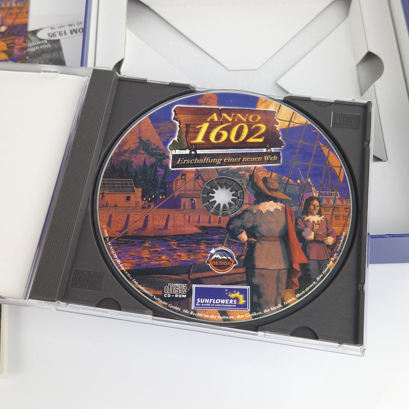 PC Spiel : ANNO 1602 Big Box OVP + Zusatz Addon Im Namen des Königs & Buch Guide