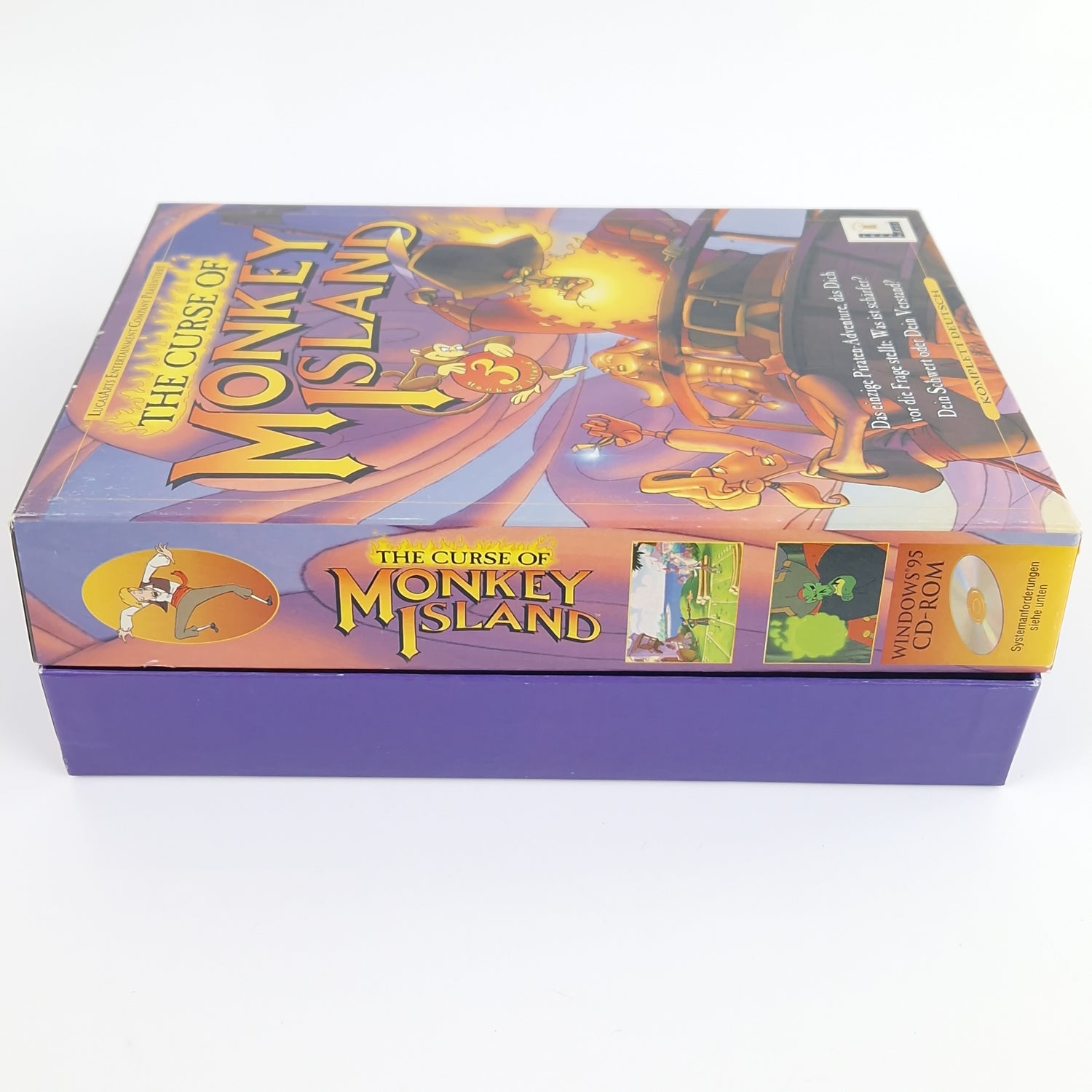 PC Spiel : The Curse of Monkey Island 3 - Computer CD-ROM Big Box OVP PAL