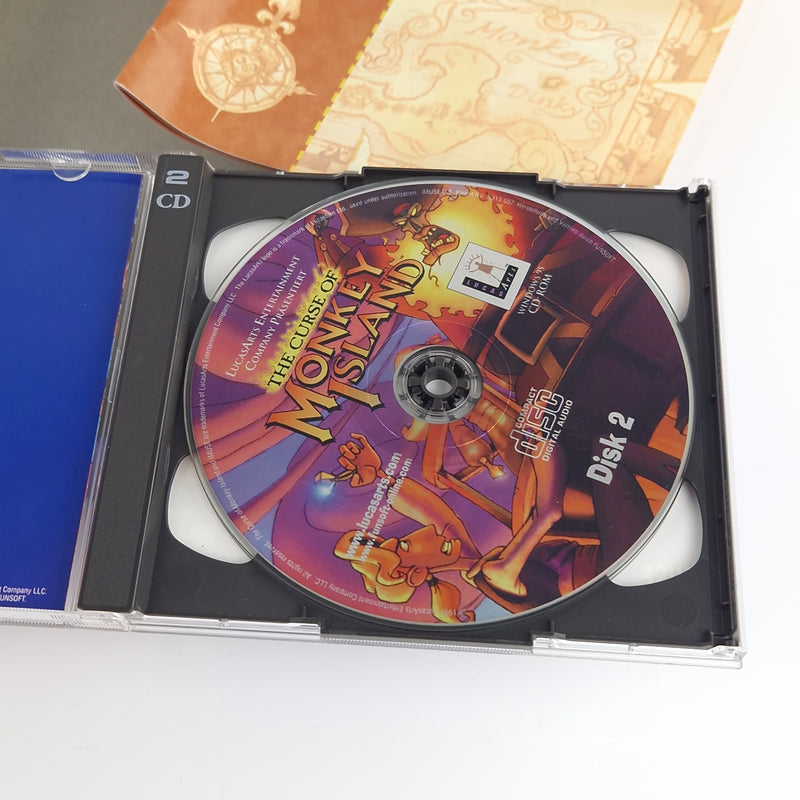 PC Spiel : The Curse of Monkey Island 3 - Computer CD-ROM Big Box OVP PAL