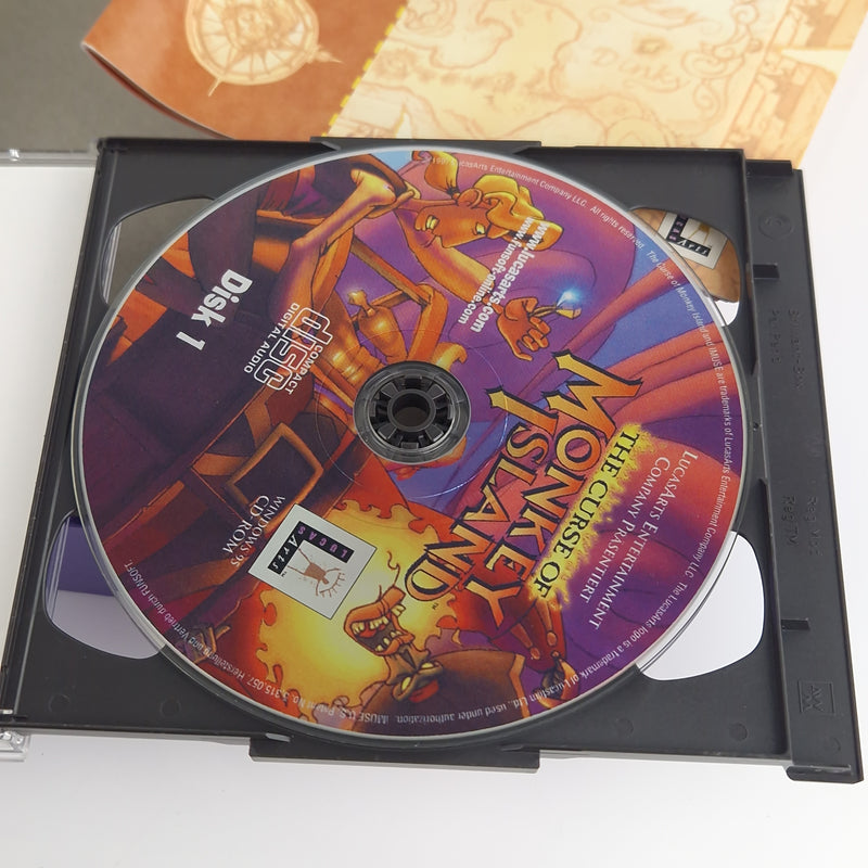 PC Spiel : The Curse of Monkey Island 3 - Computer CD-ROM Big Box OVP PAL