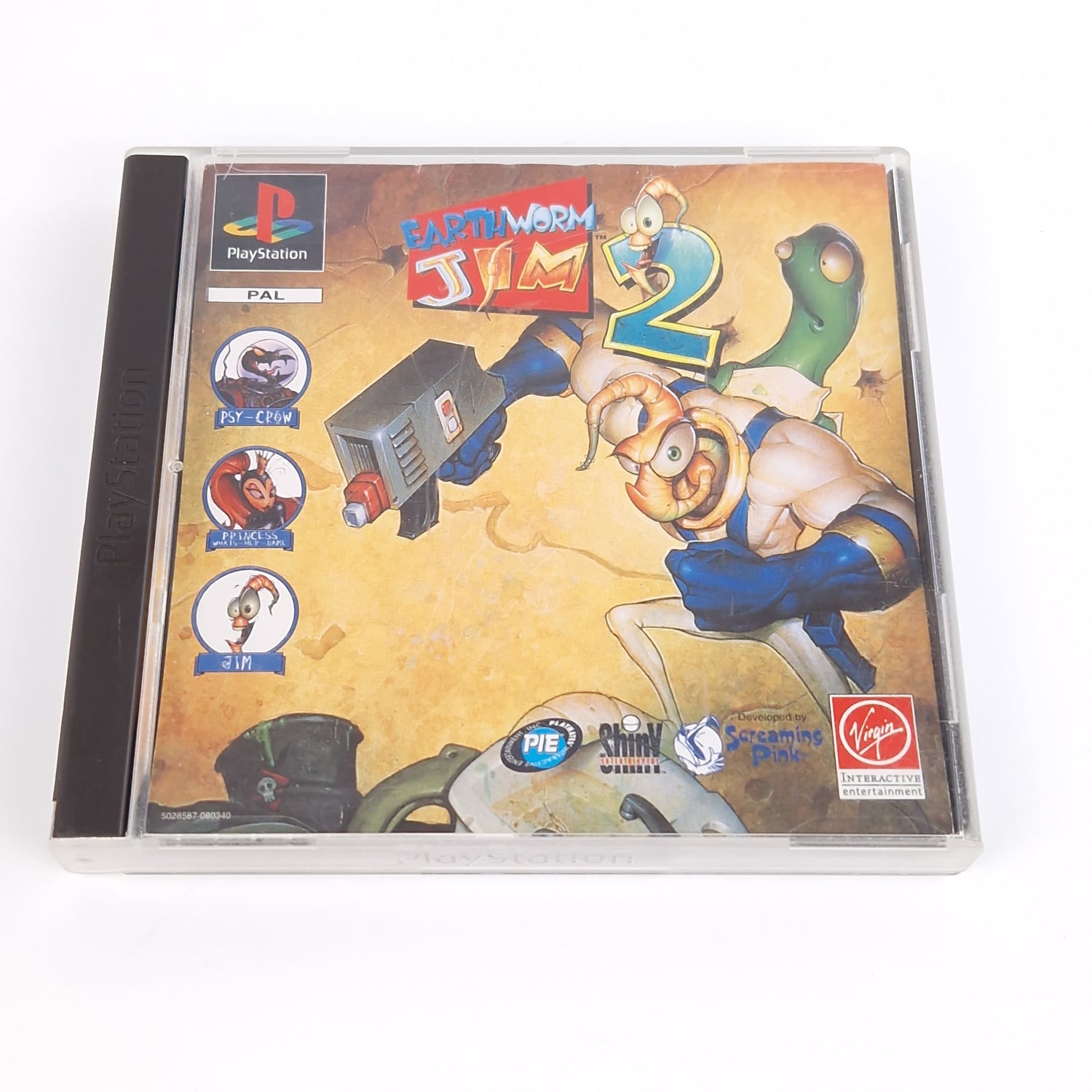 Playstation 1 Spiel : Earth Worm Jim 2 - Sony PS1 PSX PSone | CD Anl. OVP PAL