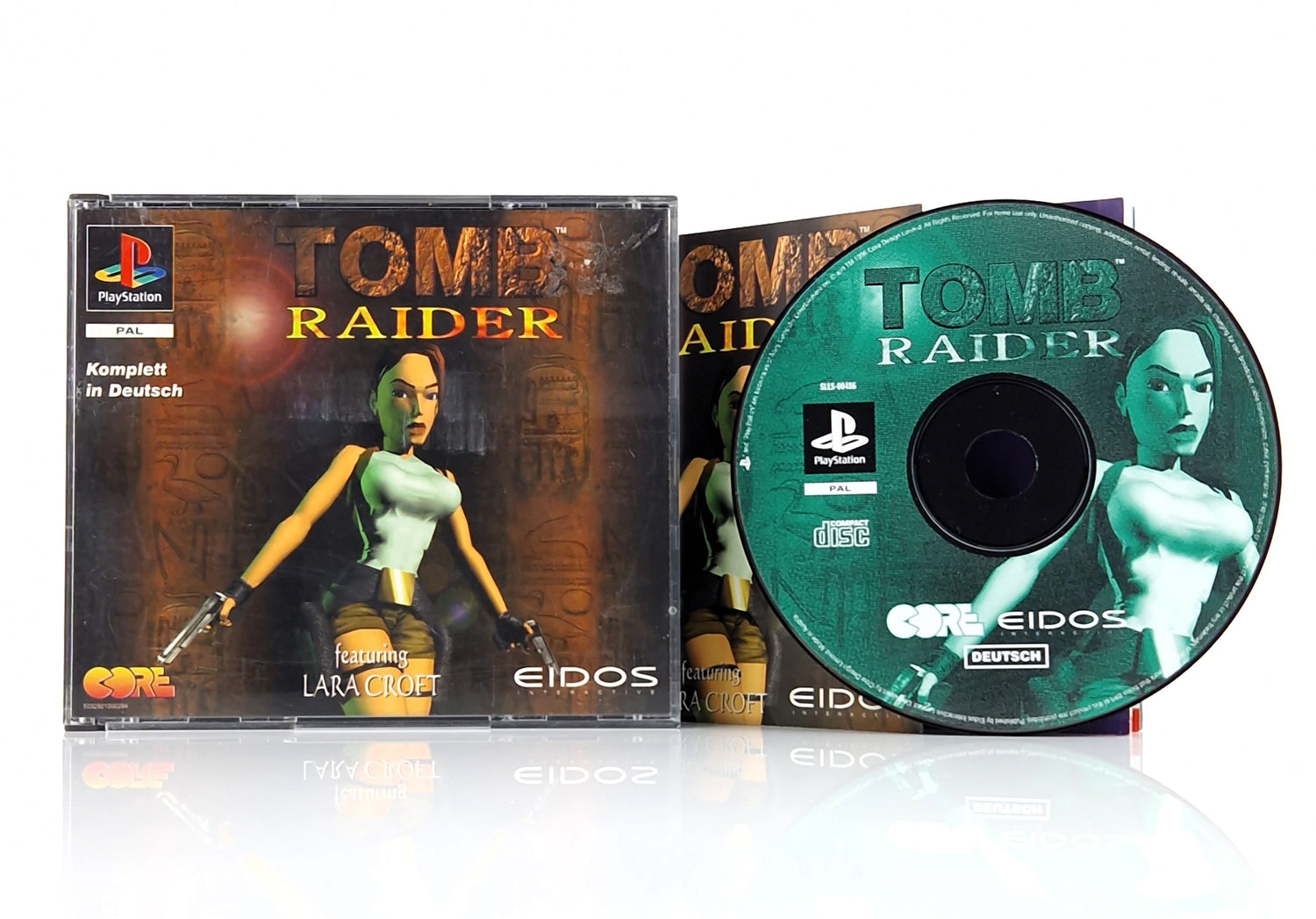 Playstation 1 Spiel :  Tomb Raider featuring Lara Croft - PS1 PSX CD Anl OVP PAL