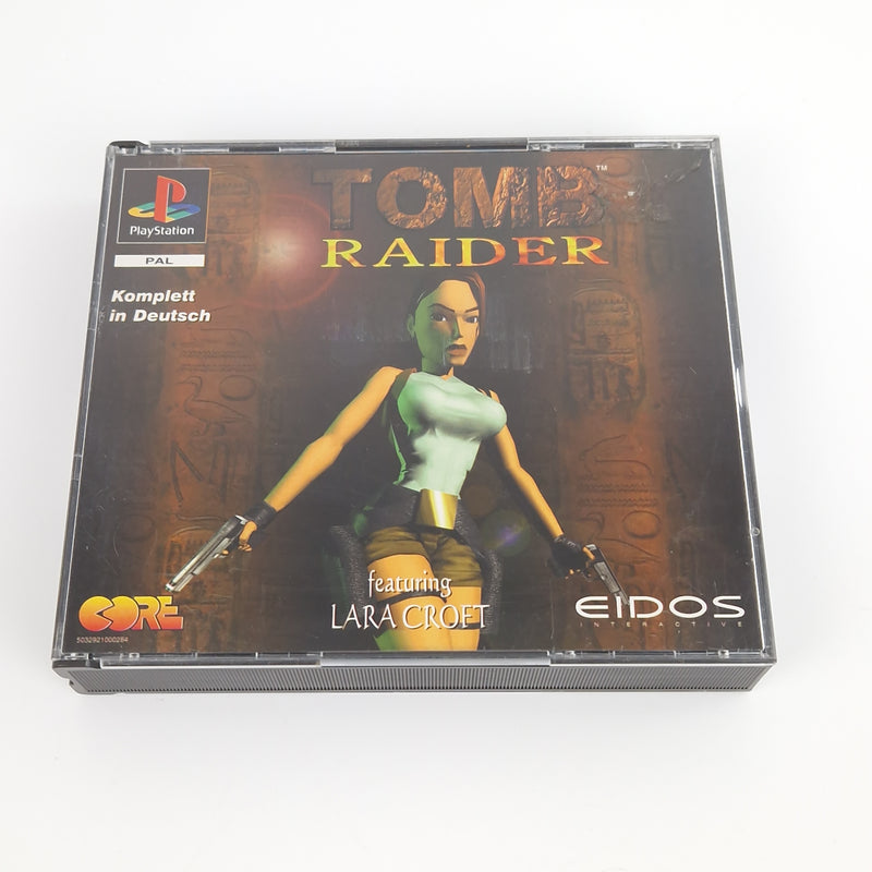 Playstation 1 Spiel :  Tomb Raider featuring Lara Croft - PS1 PSX CD Anl OVP PAL