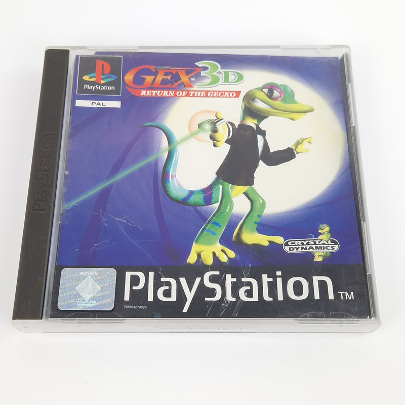 Playstation 1 Spiel :  GEX 3D Return of the Gecko - PS1 PSX CD Anl. OVP PAL