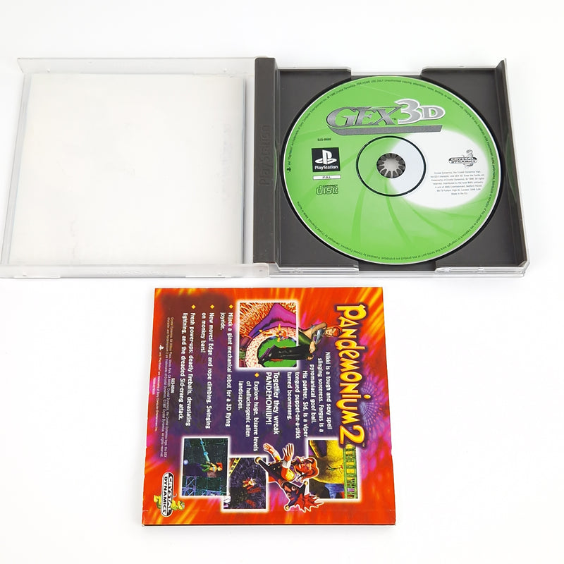 Playstation 1 Spiel :  GEX 3D Return of the Gecko - PS1 PSX CD Anl. OVP PAL