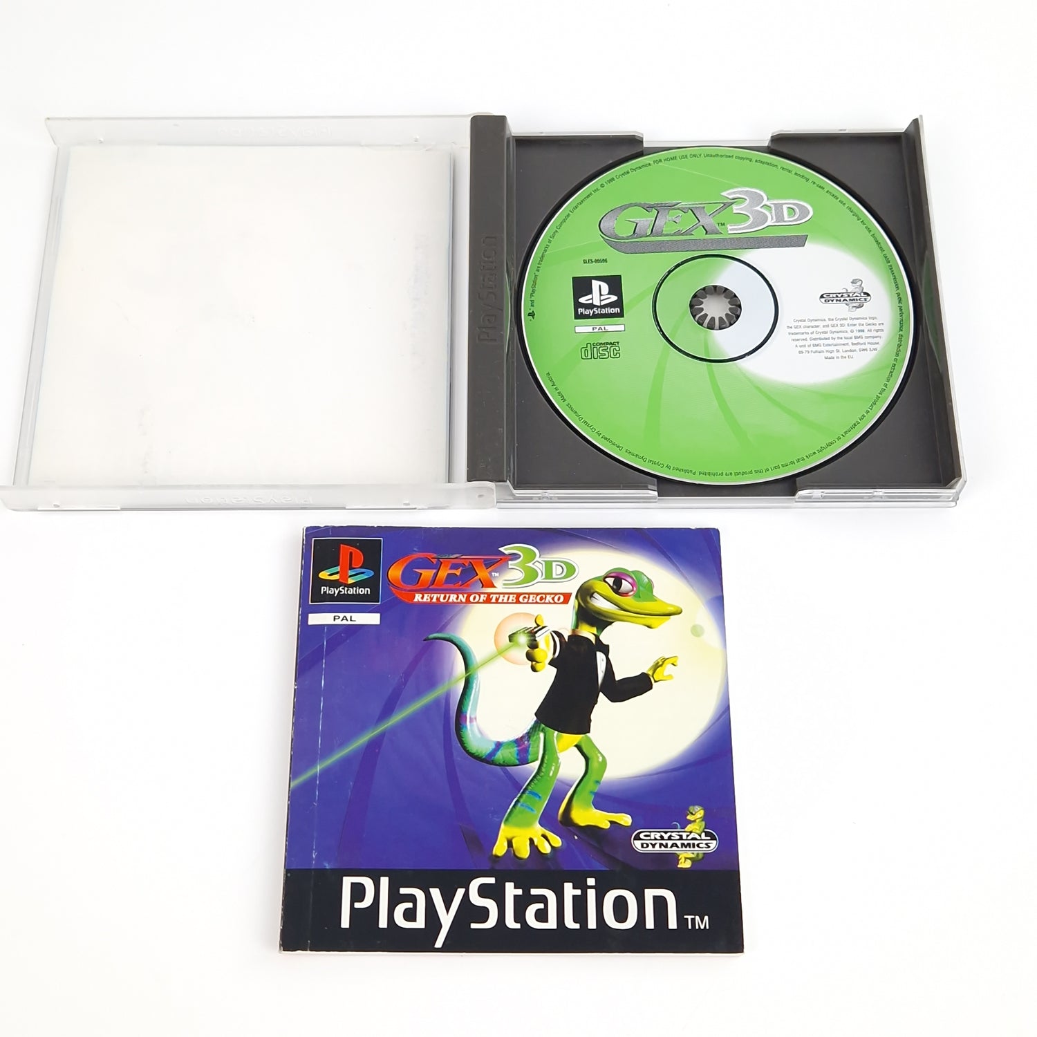 Playstation 1 Spiel :  GEX 3D Return of the Gecko - PS1 PSX CD Anl. OVP PAL