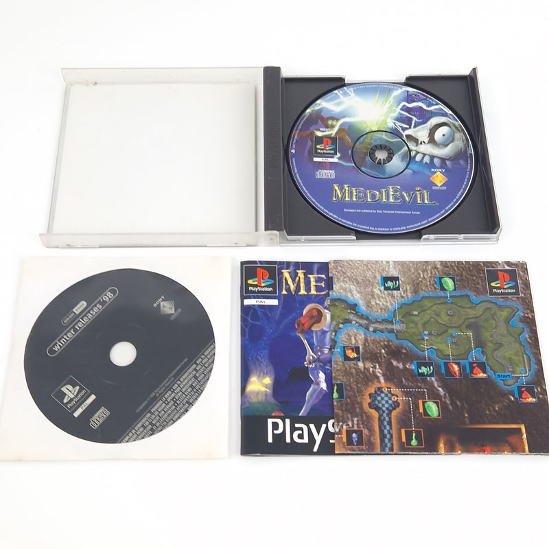 Playstation 1 Spiel : Medievil + Winter Releases 98 - PS1 PSX PSone | OVP PAL