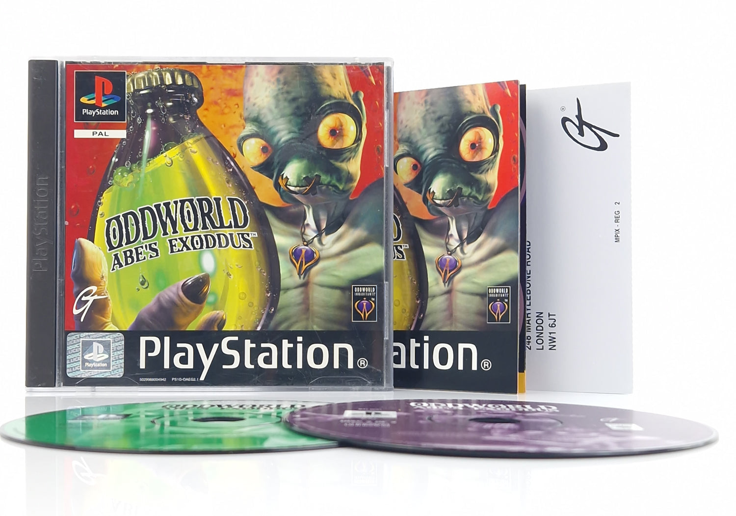 Playstation 1 Spiel : Oddworld Abe´s Exoddus - PS1 PSX PSone | CD Anl. OVP PAL