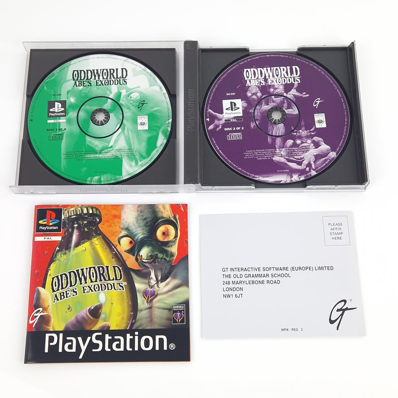 Playstation 1 Spiel : Oddworld Abe´s Exoddus - PS1 PSX PSone | CD Anl. OVP PAL