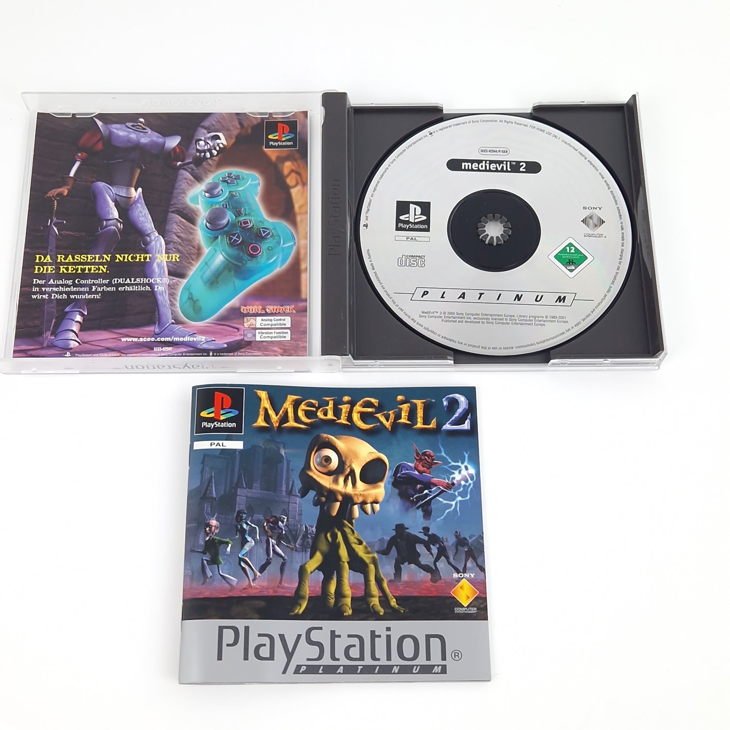 Playstation 1 Spiel : Medievil 2 - PS1 PSX PSone | CD Anl. Platinum OVP PAL