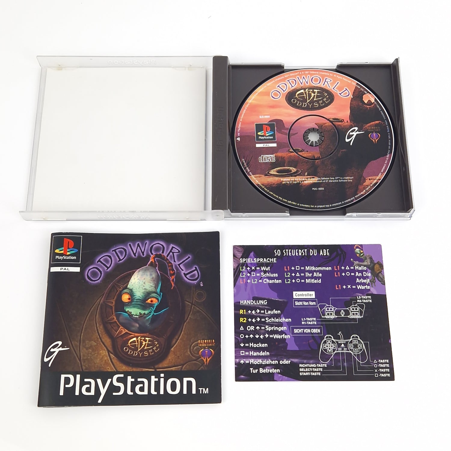 Playstation 1 Spiel : Oddworld Abe´s Oddysee - PS1 PSX PSone | OVP PAL