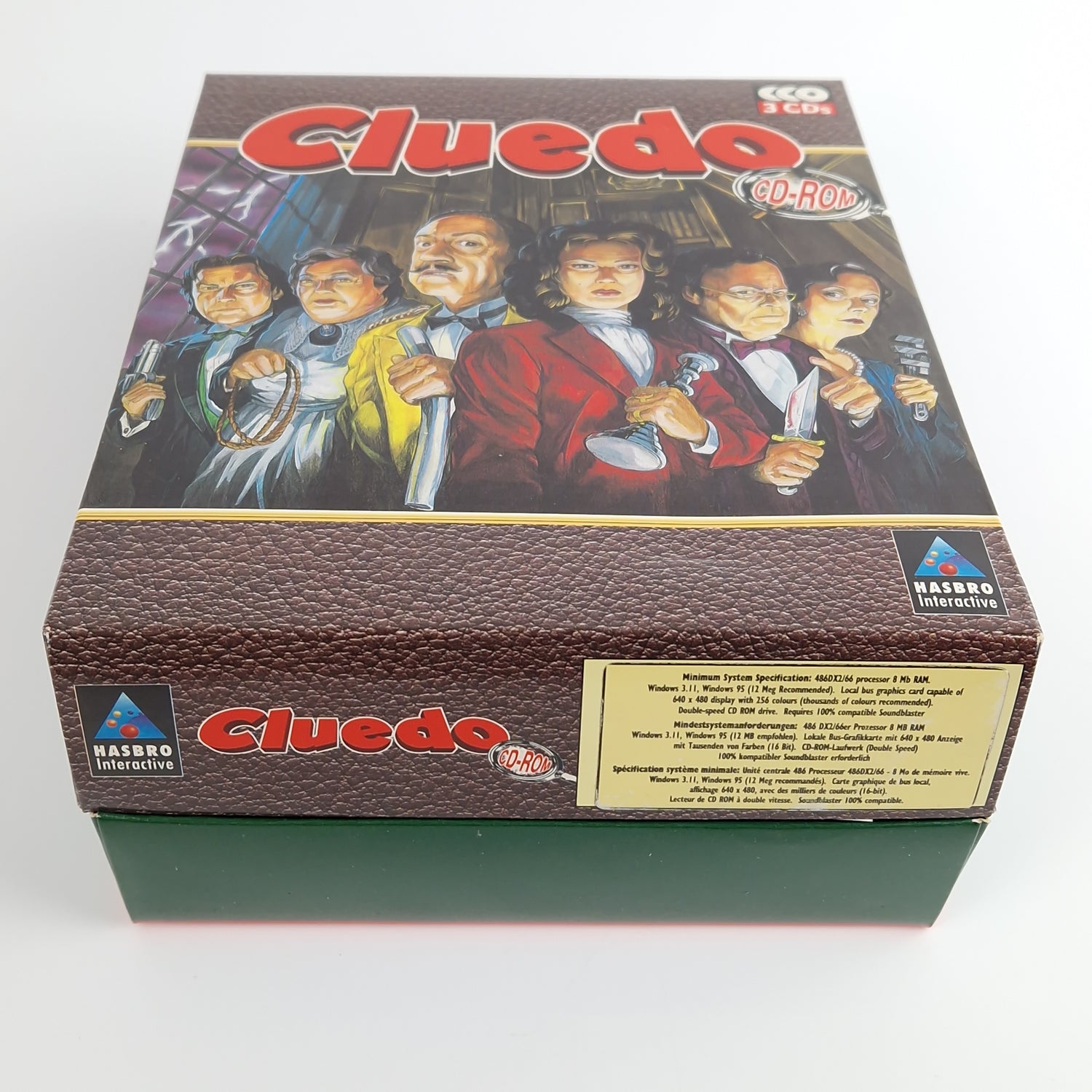 PC Spiel : Cluedo - Computer CD-ROM Big Box OVP dt. PAL