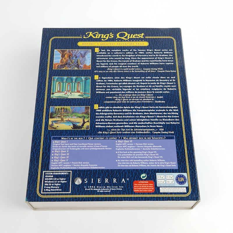 PC Spiel : King´s Quest Collectors Edition - Computer CD-ROM Big Box OVP