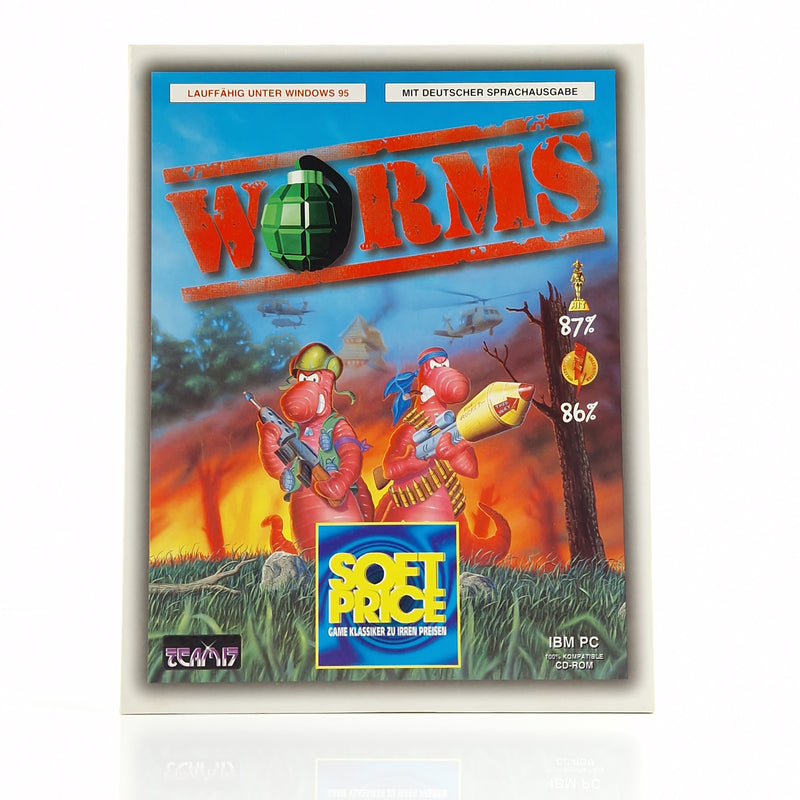 PC Spiel : Worms - Computer CD-ROM Big Box OVP Eurobox | PAL