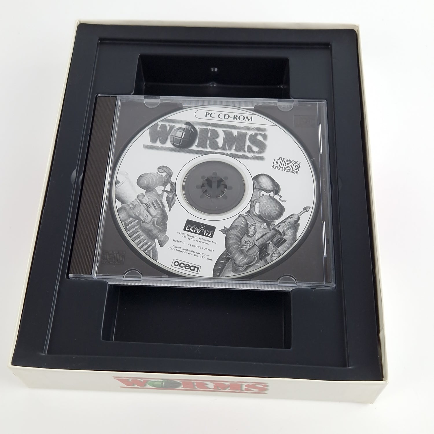 PC Spiel : Worms - Computer CD-ROM Big Box OVP Eurobox | PAL