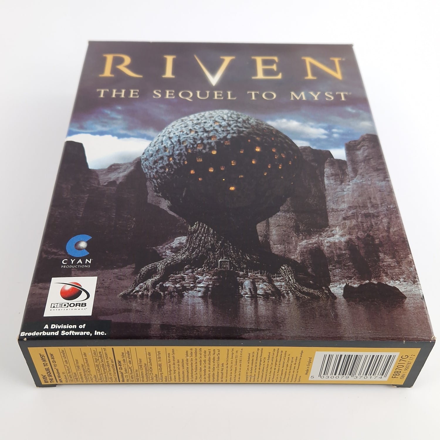 PC Spiel : RIVEN The Sequel to Myst - Computer CD-ROM Big Box OVP Eurobox | PAL