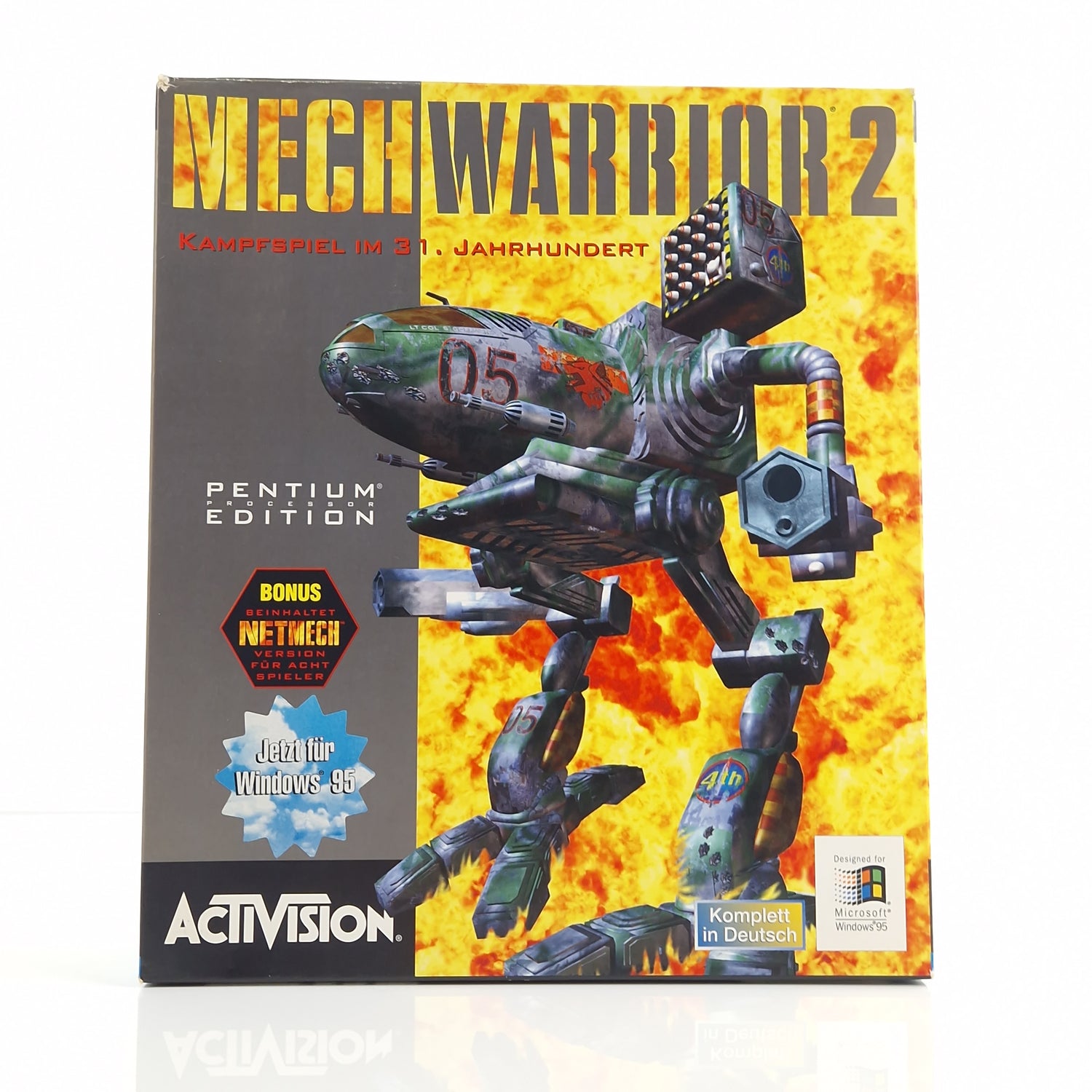 PC Spiel : Mech Warrior 2 - Computer CD-ROM Big Box OVP PAL Eurobox