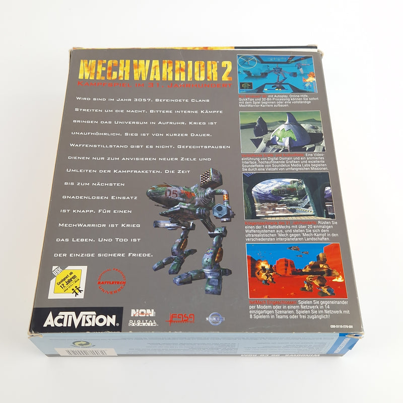 PC Spiel : Mech Warrior 2 - Computer CD-ROM Big Box OVP PAL Eurobox