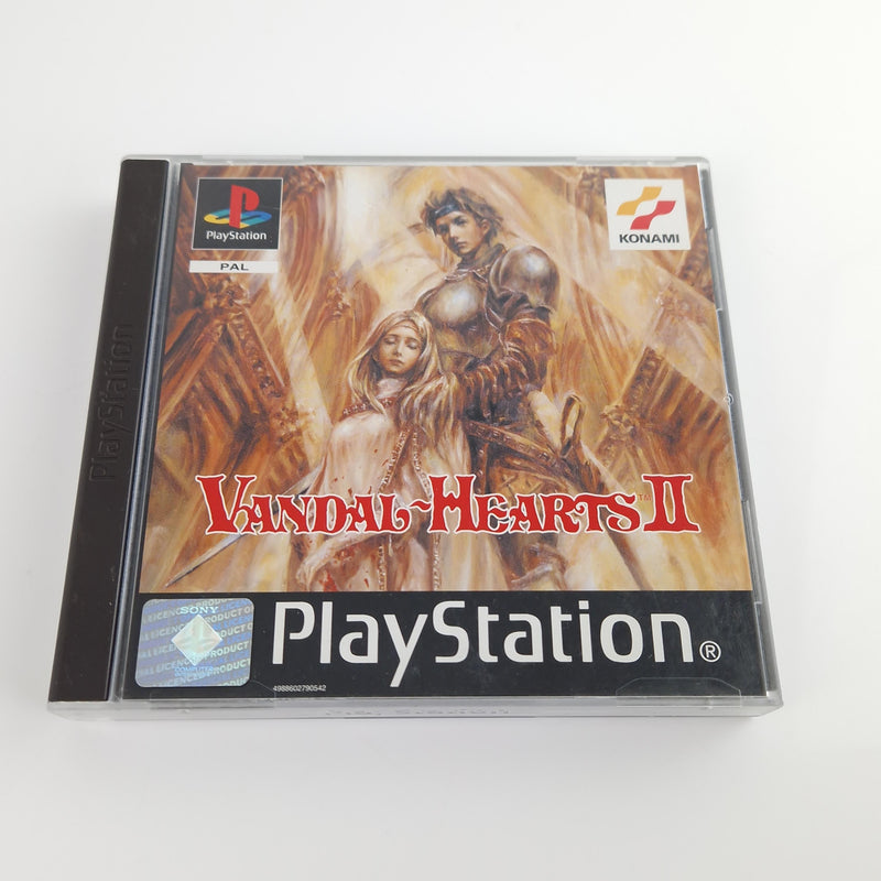 Playstation 1 Spiel : Vandal Hearts II + Demo & official Strategy Guide - PS1