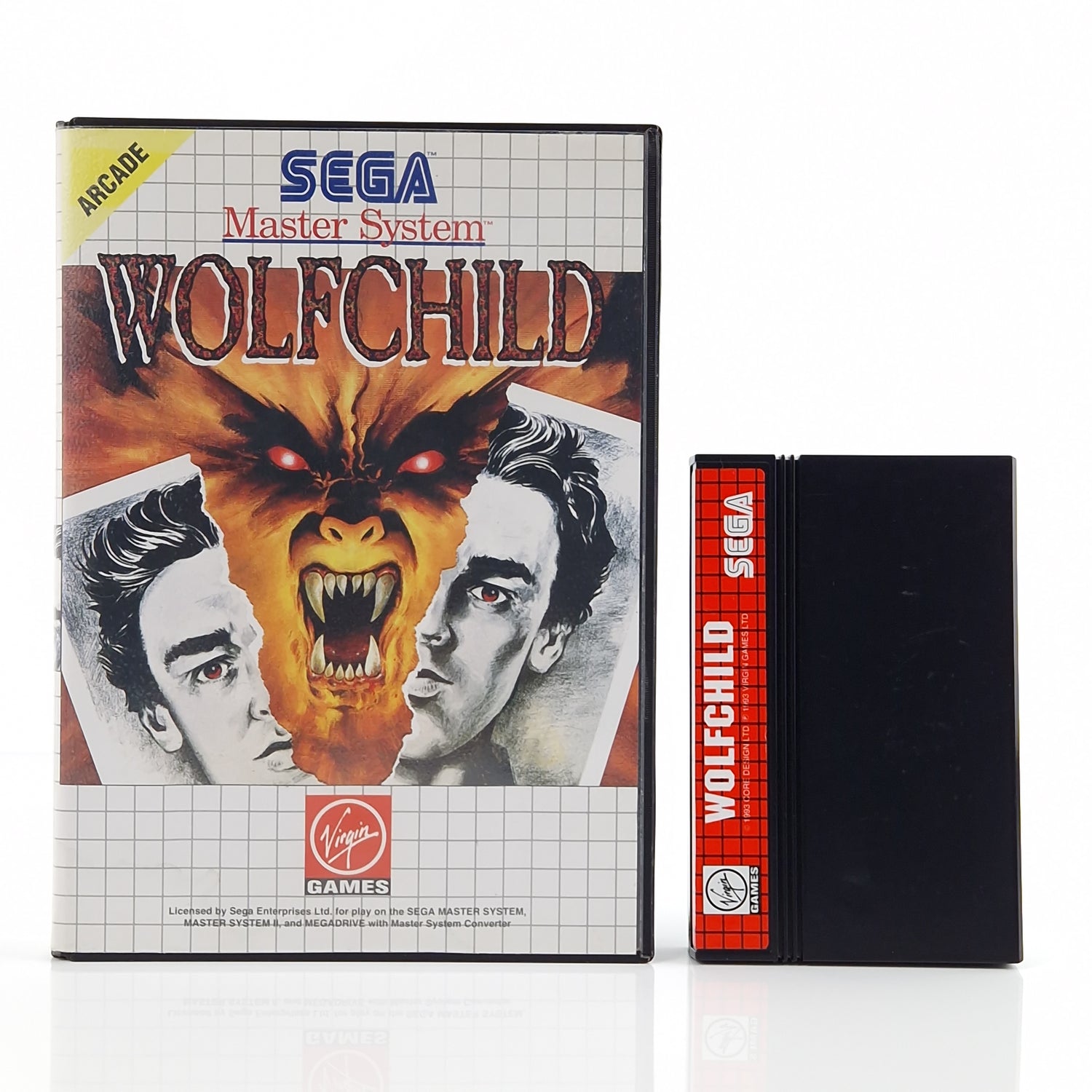 Sega Master System Spiel : Wolfchild - Modul OVP ohne Anleitung MS