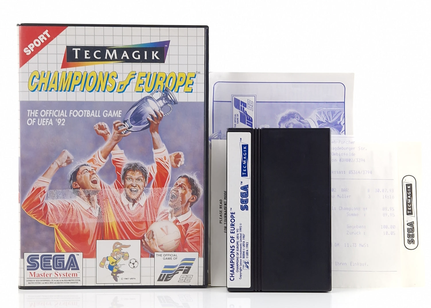 Sega Master System Spiel : Champions of Europe - Modul Anl. OVP | MS Fußball PAL