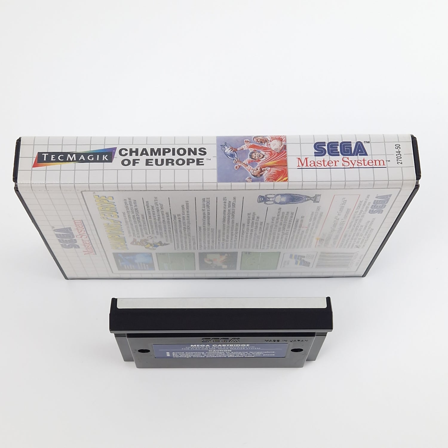 Sega Master System Spiel : Champions of Europe - Modul Anl. OVP | MS Fußball PAL