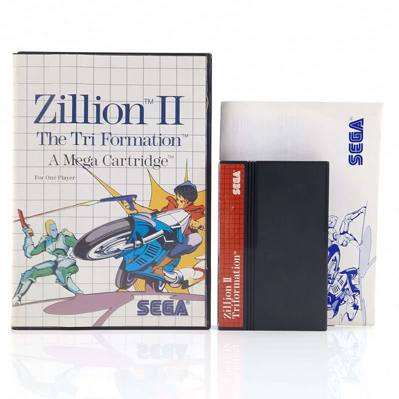 Sega Master System Spiel : Zillion II The Tri Formation - Modul Anleitung OVP